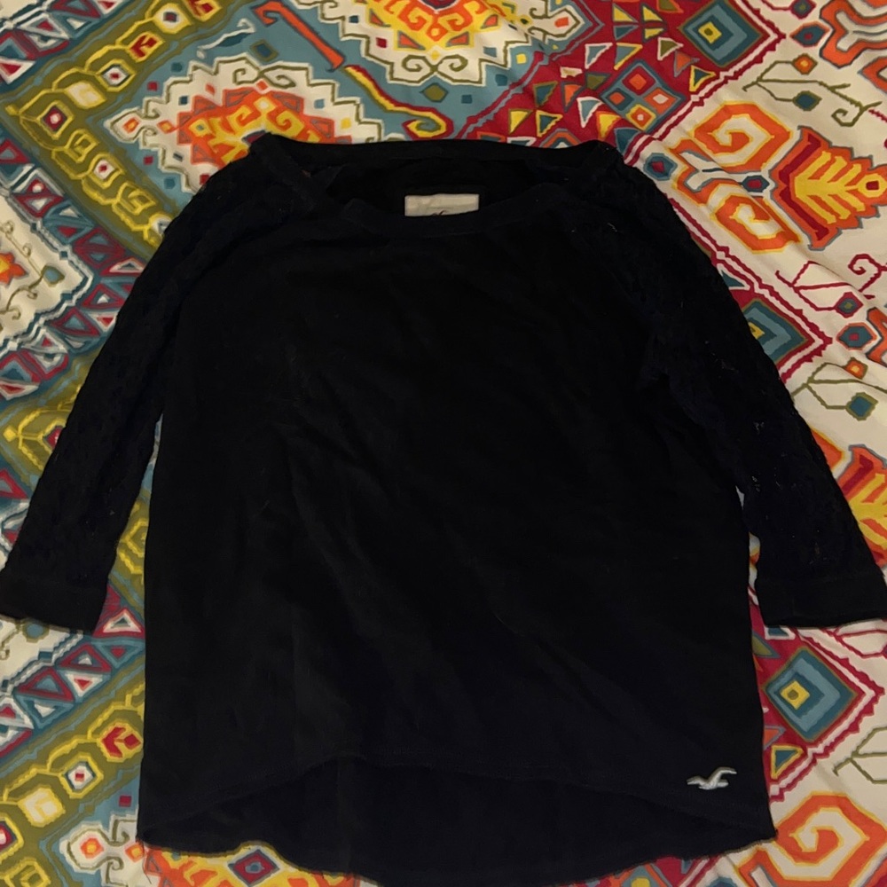 Black Hollister L Long Sleeve Top
